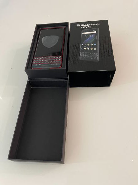 BlackBerry KEY2 LE BBE100-5 - 64 GB RED (Unlocked) (Dual SIM) New Formidable Wireless