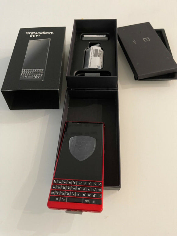 Blackberry key2 Red Edition 128gb Unlocked BBF100-9 New Formidable Wireless